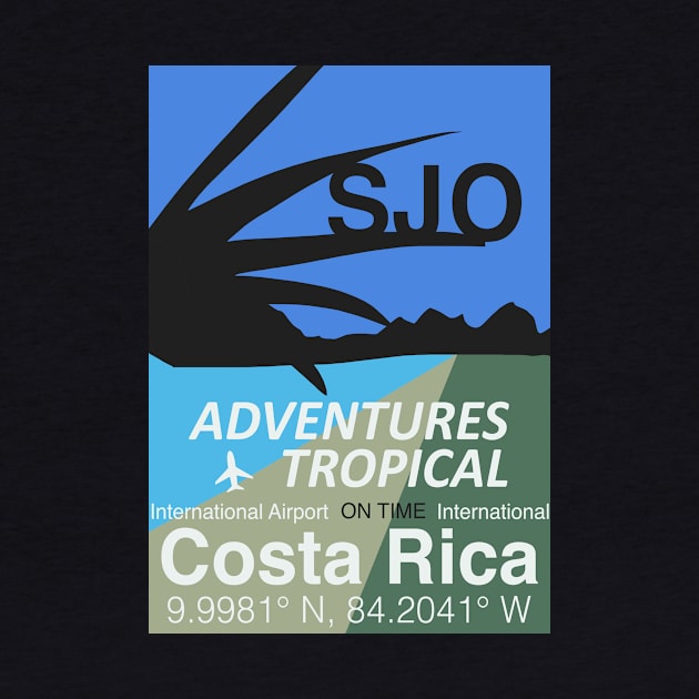 Pura Vida Adventures: SJO Airport Code Design by Woohoo